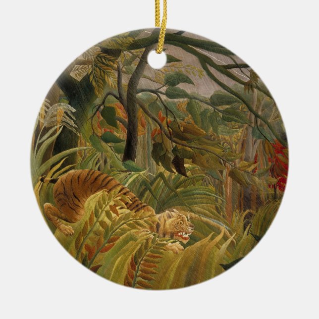 Ornamento do Tigre de Rousseau (Frente)