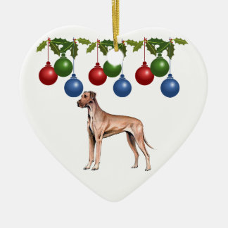 Ornamento do Xmas de great dane