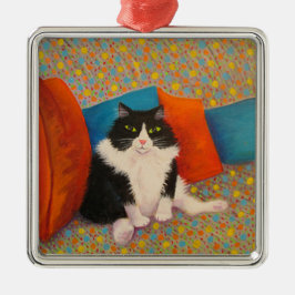 ORNAMENTO DO XMAS DO VICIADO EM TELEVISÃO DOS