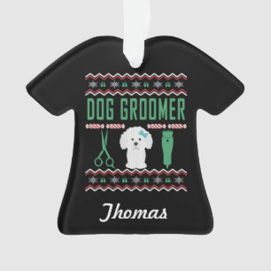 Ornamento Doce Personalizado Hormona de Cães Doce de Natal