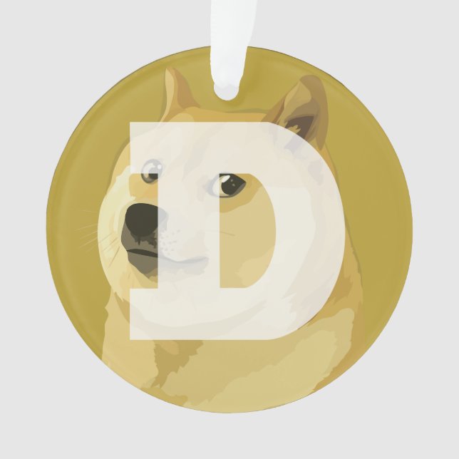 Ornamento Dogecoin Ornament (Frente)