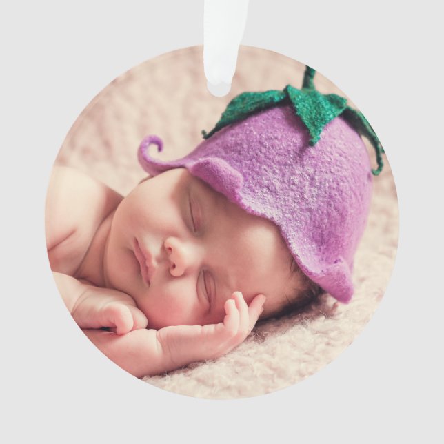 Ornamento Dois pedidos de férias da família de fotos (Frente)