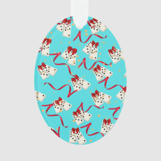 Ornamento Domino Design Ornament - Aqua