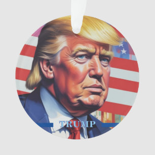 Ornamento Donald Trump Pop Art