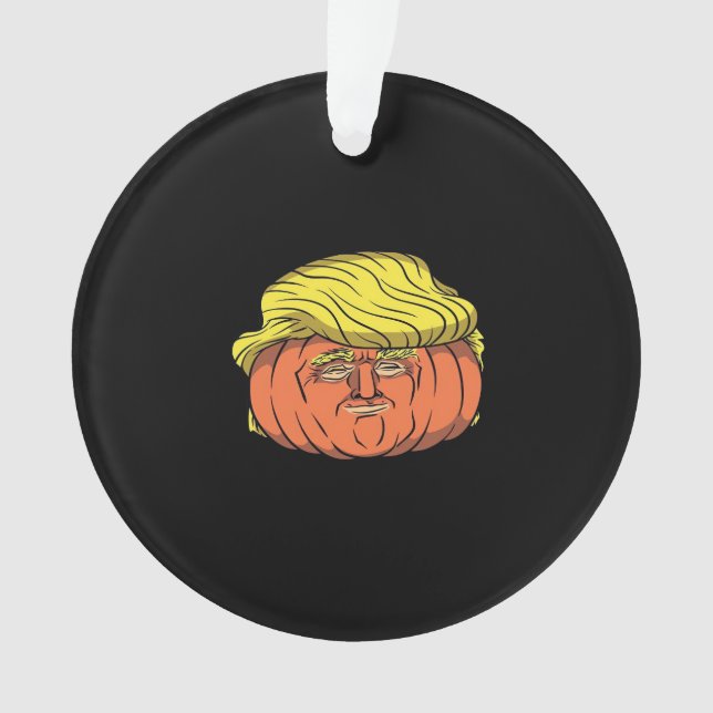 Ornamento Donald Trumpkin Pumpking (Frente)