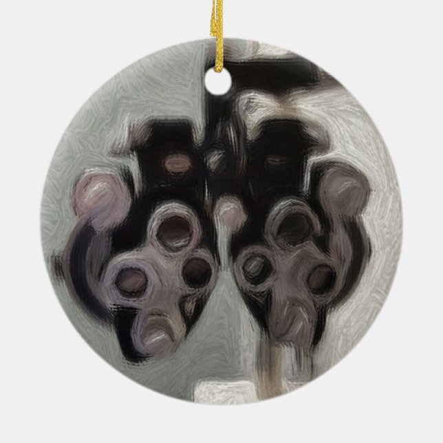 Ornamento dos doutores de olho teste (Traseira)