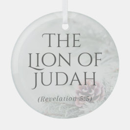 Ornamento dos Nomes de Jesus - O Leão de Judah