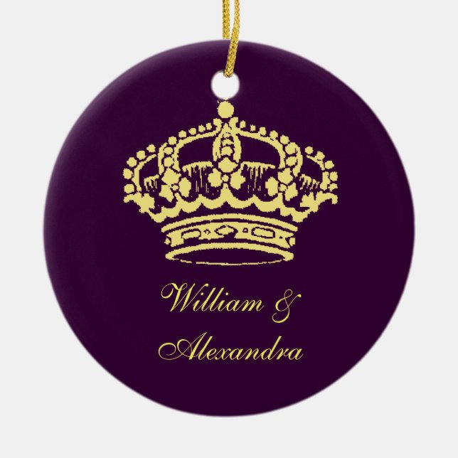 Ornamento dourado da coroa (Frente)