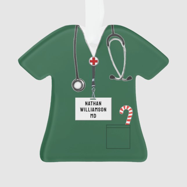 Ornamento Doutor Coletor de Natal (Frente)