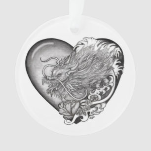 Ornamento Dragão Heart