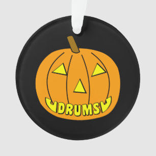 Ornamento Drums Halloween Pumpkin
