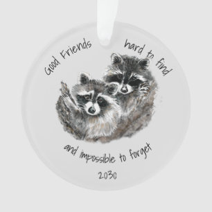 Ornamento Duro de bons amigos para achar impossível esquece
