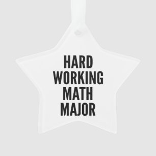 Ornamento Duro Trabalhando Matemática Major