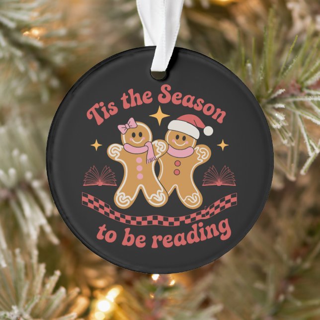 Ornamento É a Temporada para Ler o Natal Escolar  (Árvore)