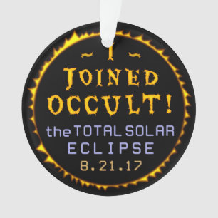 Ornamento Eclipse Solar Total agosto 21 de agosto de 2017 Oc