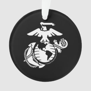 Ornamento EGA de uma cor - branco