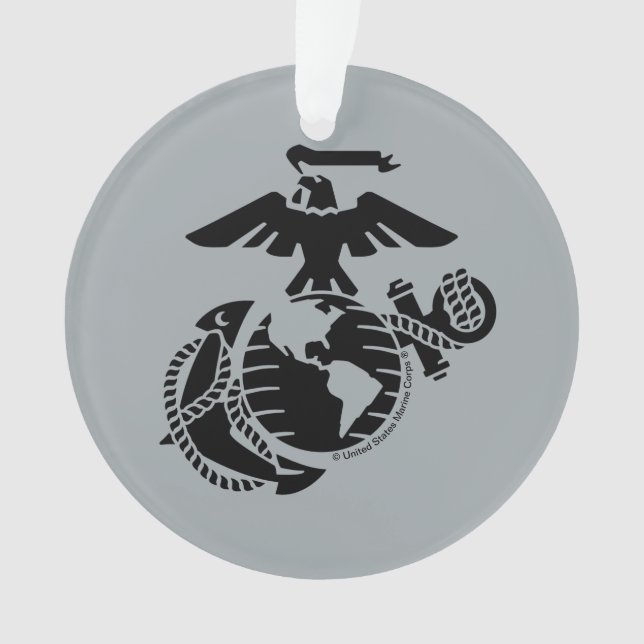 Ornamento EGA de uma cor - Preto (Frente)