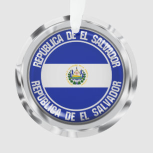 Ornamento El Salvador Round Emblem