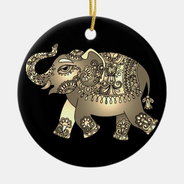 ornamento elefante ornamental (Frente)