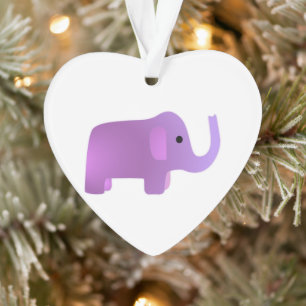 Ornamento Elefante Rosa
