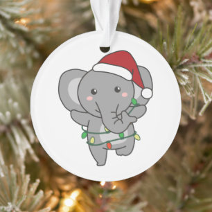 Ornamento Elefantes de Natal