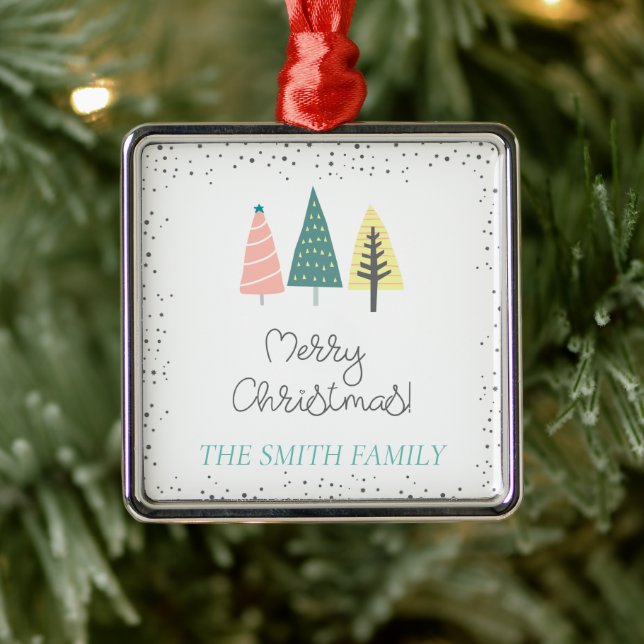 ornamento elegante de metal (Árvore)