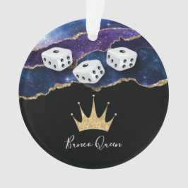 Ornamento Elegante Glitter Crown Bunco Queen