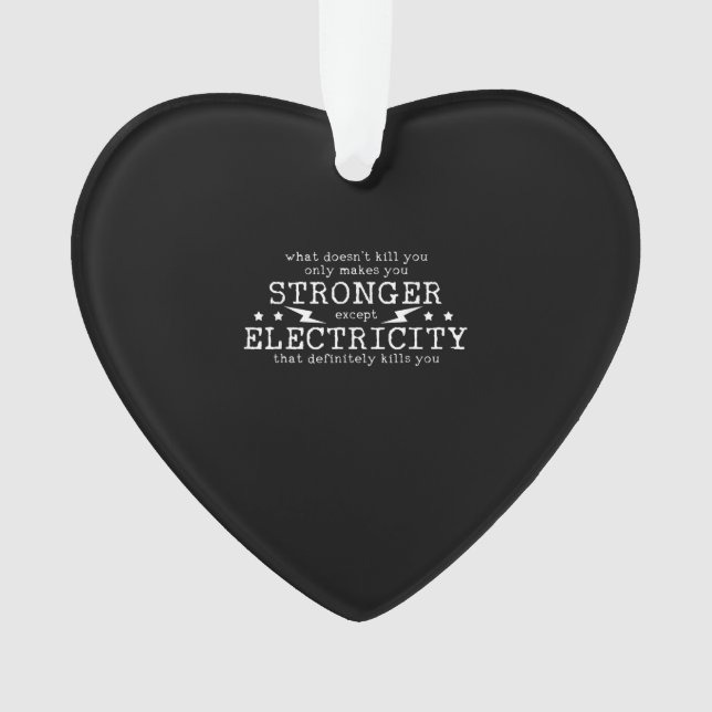 Ornamento Eletricidade do Engenheiro Elétrico (Frente)