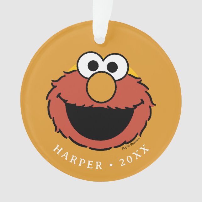 Ornamento Elmo Smiling Face (Frente)