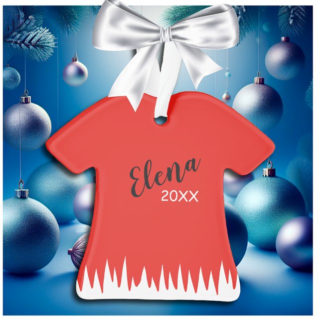 Ornamento em Forma de Vestido Vermelho Adorável (Criador carregado)