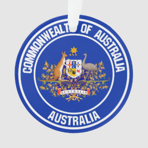 Ornamento Emblem Redonda Austrália