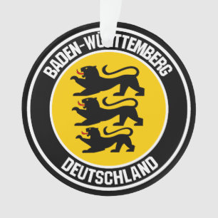 Ornamento Emblem redonda de Baden-Württemberg