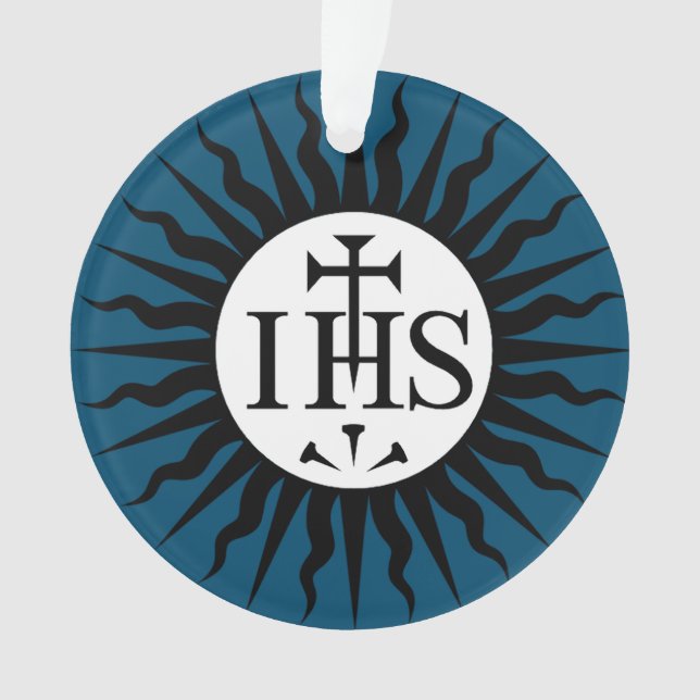 Ornamento Emblema da Sociedade de Jesus (Frente)