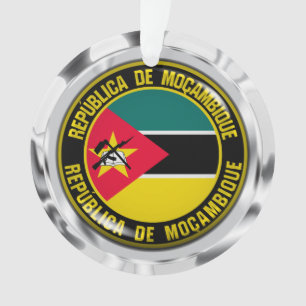 Ornamento Emblema redondo de Mozambique