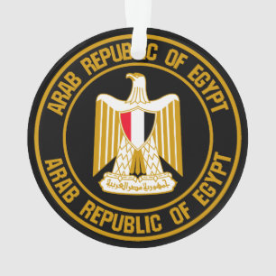 Ornamento Emblema redondo do Egito