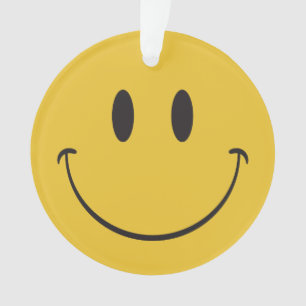 Ornamento emoji feliz