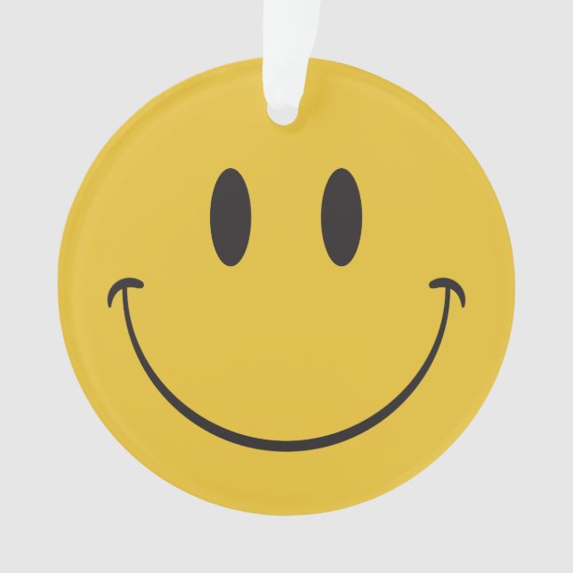 Ornamento emoji feliz (Frente)