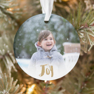 Ornamento Encantadora Trendy Joy Holiday Foto