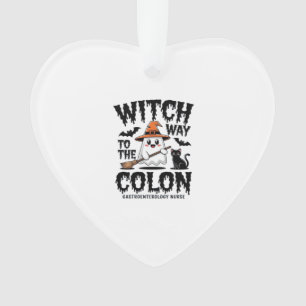 Ornamento Enfermeira Endo Halloween Enfermeira Gastrointesti