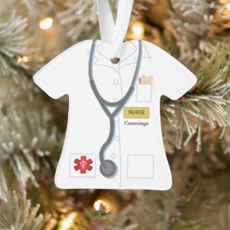 Ornamento Enfermeira Medicina Uniforme Personalizada Novidad