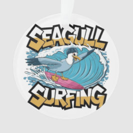 Ornamento Enfermeiro de inverno, Surfe de Seagull, Seagull