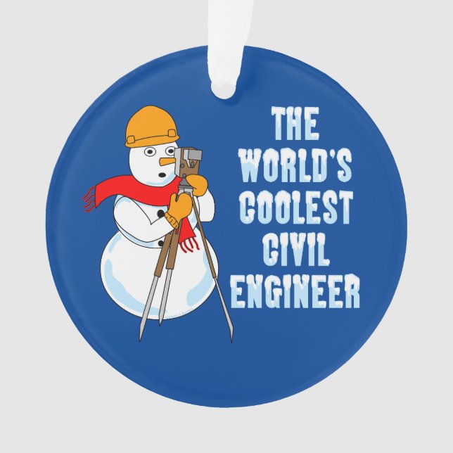 Ornamento Engenheiro Civil Mais Legal (Frente)