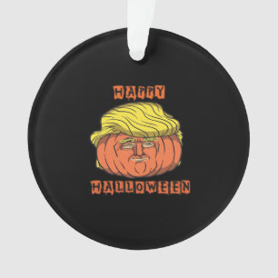 Ornamento Engraçado Donald Pumpkin Halloween
