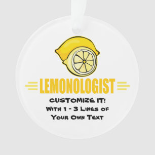 Ornamento Engraçado Eu Adoro Lemons