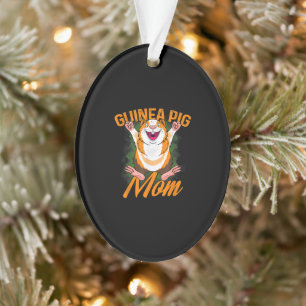 Ornamento Engraçado Guiné Pig Lover Gift Mulheres Mens