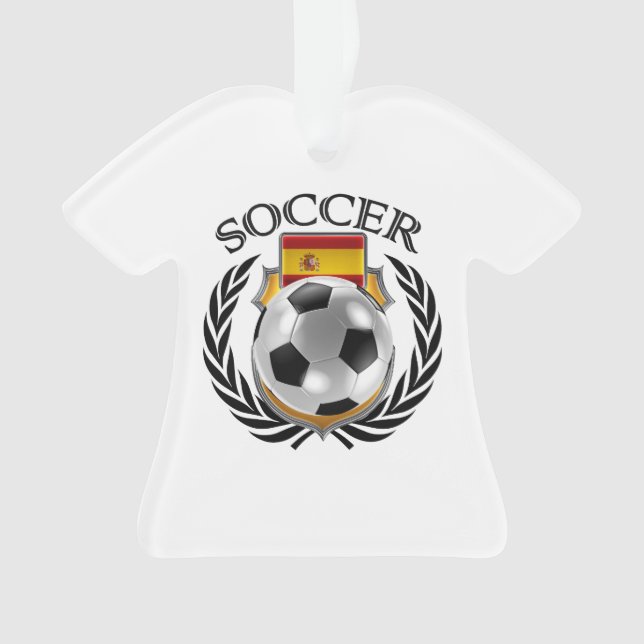 Ornamento Engrenagem do fã do futebol 2016 da espanha (Frente)