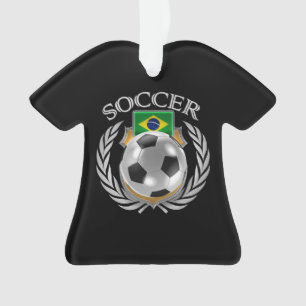 Ornamento Engrenagem do fã do futebol 2016 de Brasil