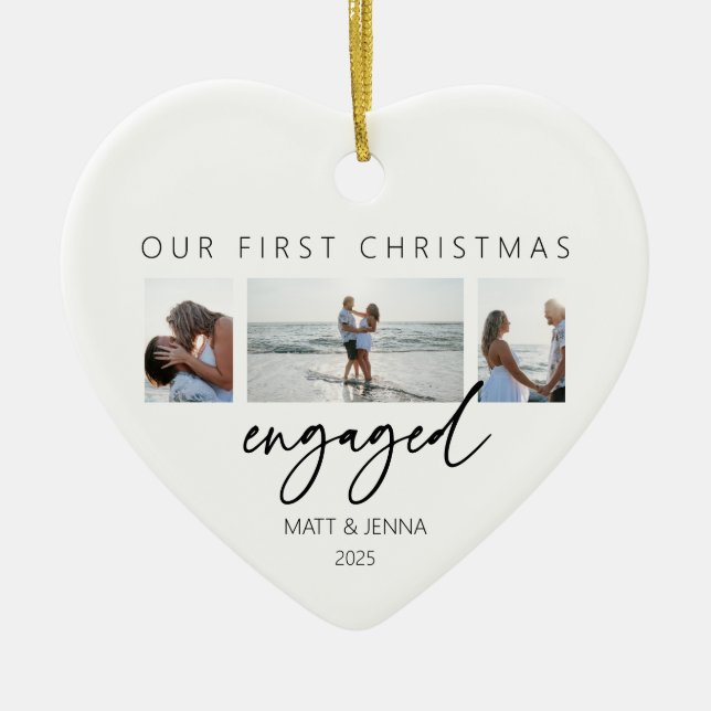 Ornamento Envolvido ao Primeiro Natal (Frente)