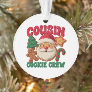 Ornamento Equipe de Biscoito Prima Natal Papai Noel Biscoito