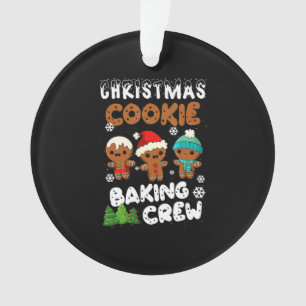 Ornamento Equipe de panificação de biscoitos de Natal pr